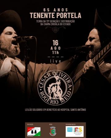 Live pelo Facebook acontecerá às 11 horas do próximo dia 16 (Arte: Reprodução)