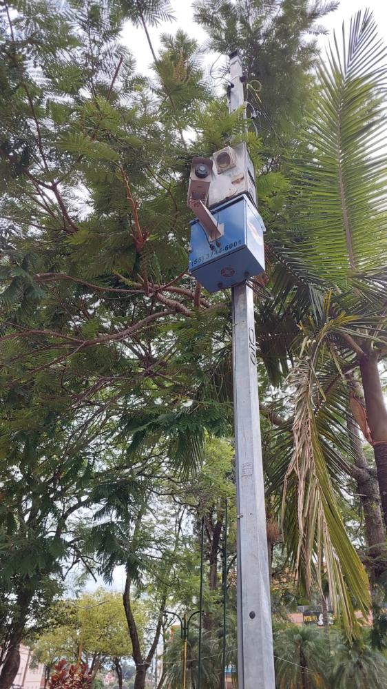 Sistema público está posicionado em pontos estratégicos do município (Foto: Keli Biguelini