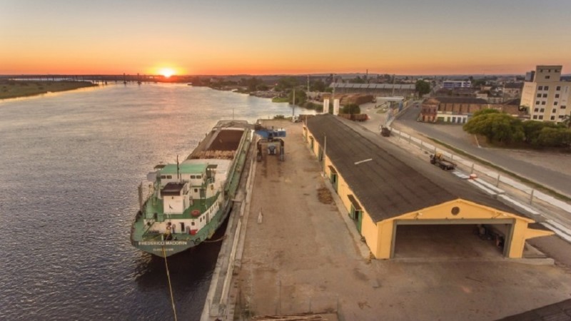 O Porto de Pelotas movimentou 1.215.46 toneladas em 2022 -Foto: Divulgação Portos RS