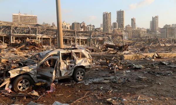 A explosão em Beirute, sentida a 240 quilômetros de distância, ocorreu em um período sensível para o Líbano - Foto: /REUTERS/Mohamed Azakir/Agência Brasil