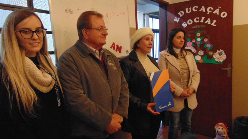 Autoridades municipais prestigiaram a abertura do curso (Foto: ASCOM Redentora)
