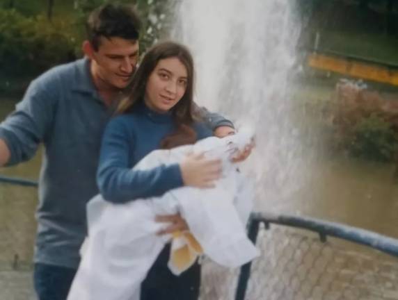 José é o primeiro marido de Alexandra Dougokenski, e morreu na casa do casal, em Farroupilha, em 2007 (Foto: Arquivo Pessoal)
