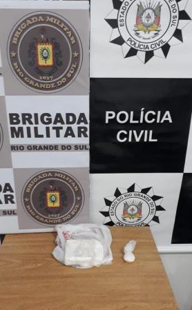 Com o acusado foram encontradas 600 gramas do entorpecente (Foto: Divulgação/Polícia Civil)