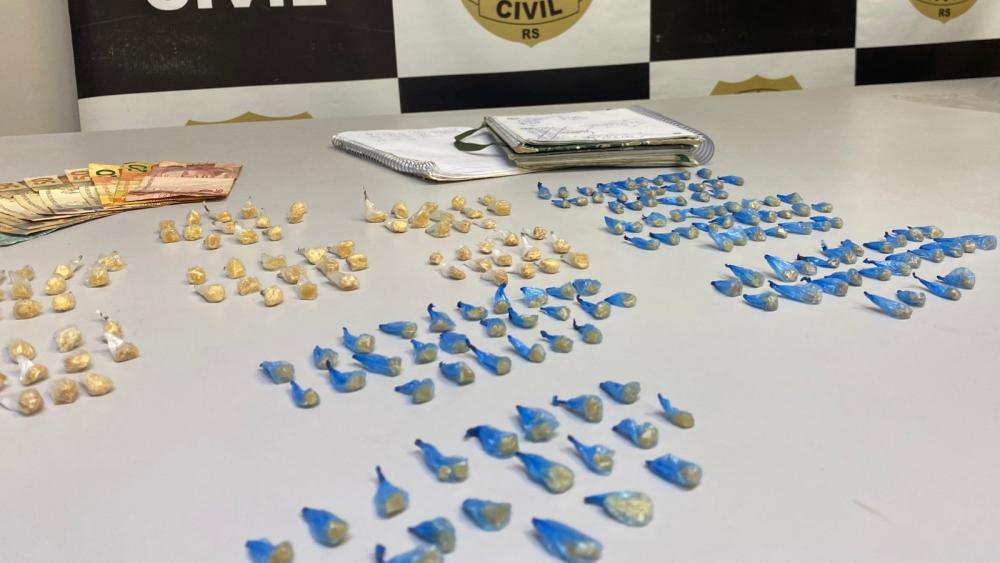 Drogas apreendidas na ação da Polícia Civil (Foto: Divulgação)