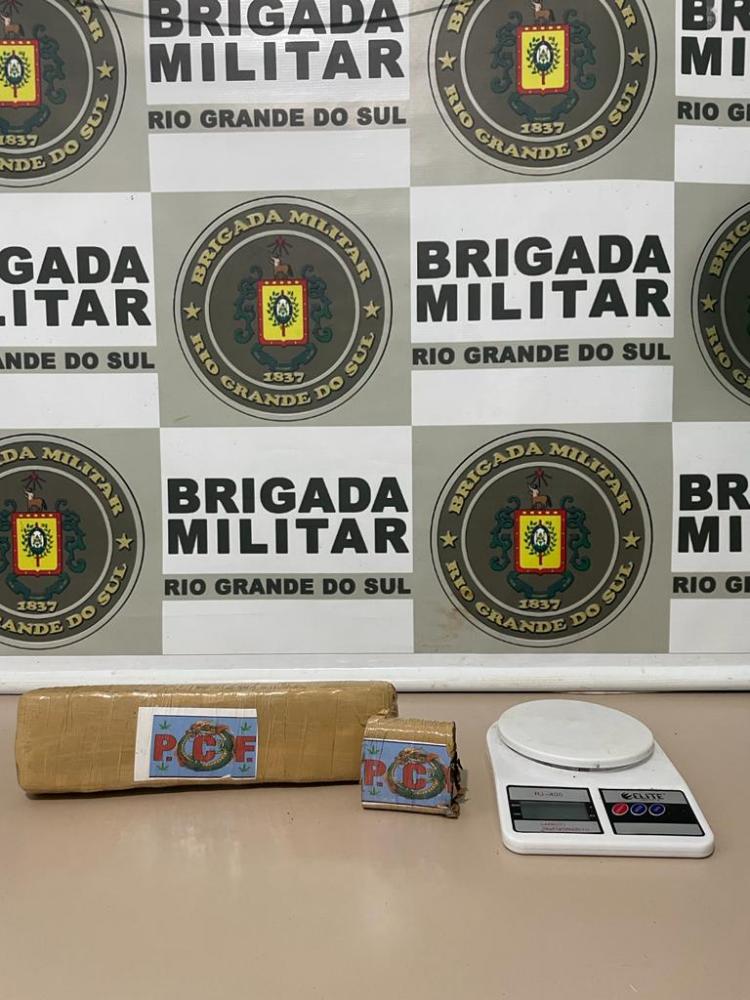 Droga apreendida pela Brigada Militar (Foto: Divulgação)