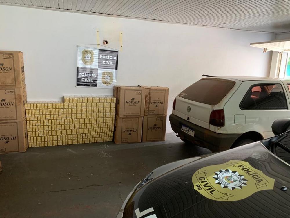 Materiais apreendidos pela Polícia Civil (Foto: Divulgação)