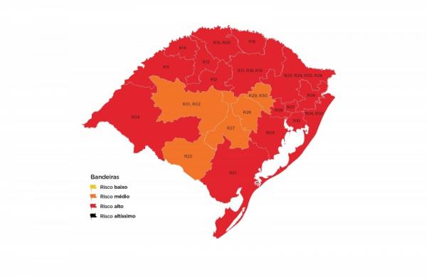 Região de Agrupamento de Palmeira das Missões engloba parte dos municípios da Região Celeiro e toda a Região da Zona de Produção (Arte: Divulgação/SECOM-RS)