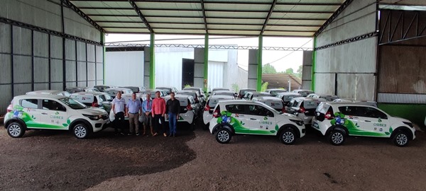 Veículos já estão na sede do consorcio (Foto: Divulgação)