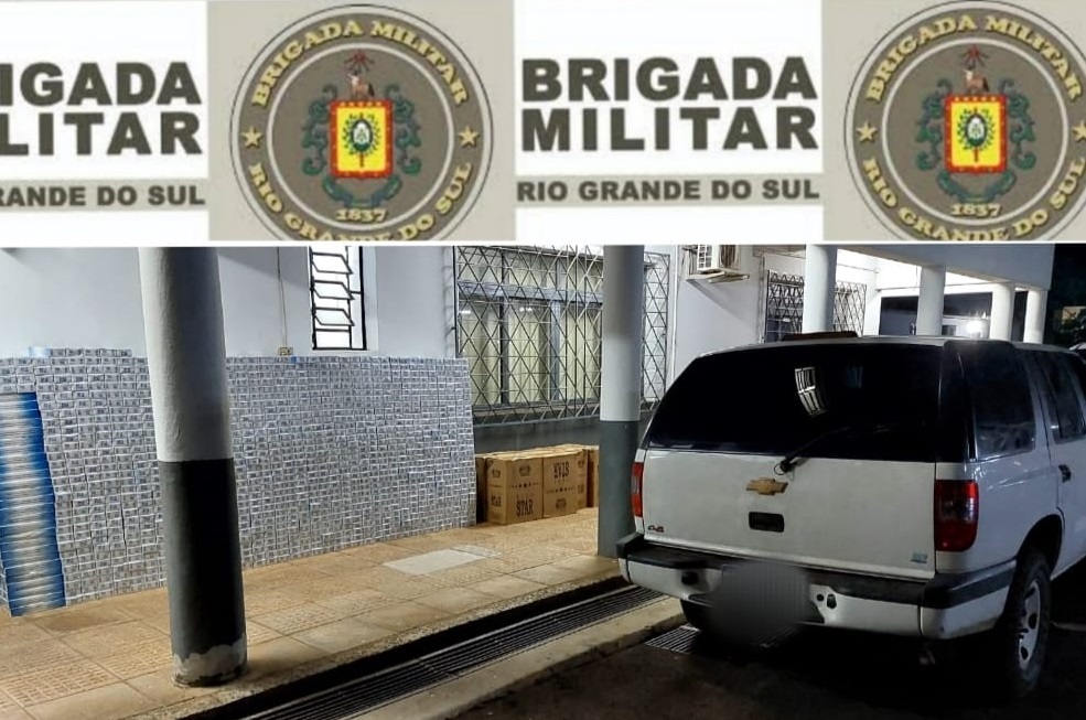 Carga apreendida pela Brigada Militar (Foto: Divulgação)