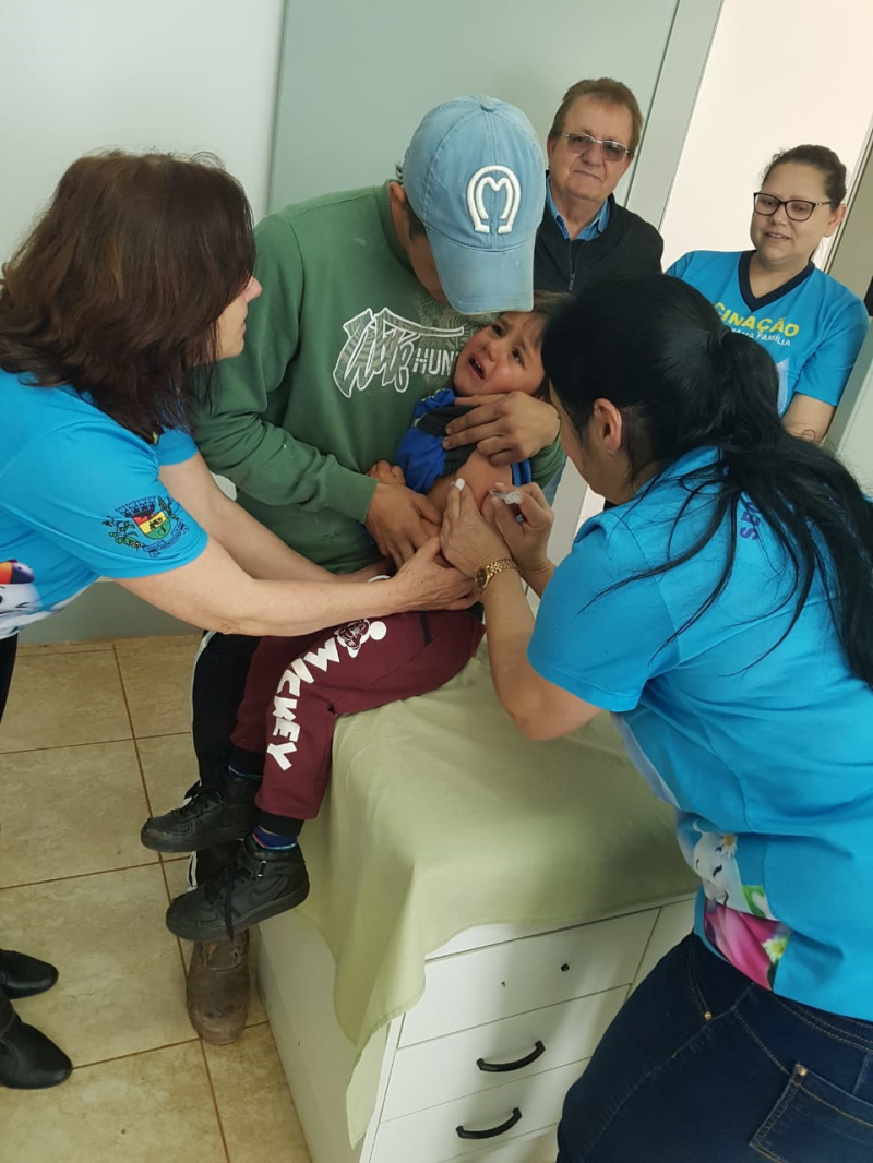 Do total de 826 crianças, 806 já foram imunizadas contra as doenças (Foto: ASCOM Redentora)