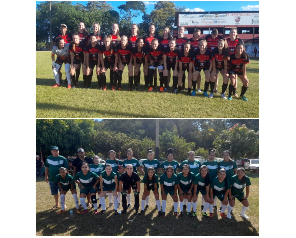 Equipes finalistas da Copa Região Celeiro de Futebol Feminino. (Foto: Divulgação)
