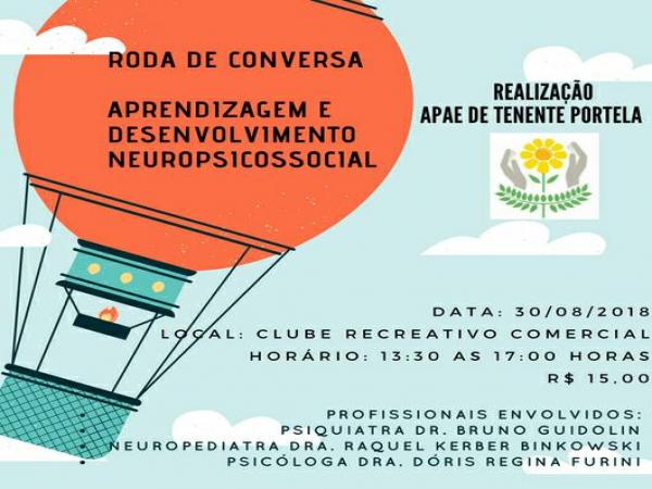 A programação é organizada pela Apae de Tenente Portela. (Foto: Divulgação)