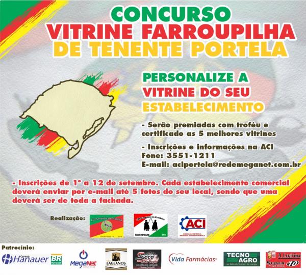 Inscrições para o concurso devem ser feitas na ACI de Tenente Portela