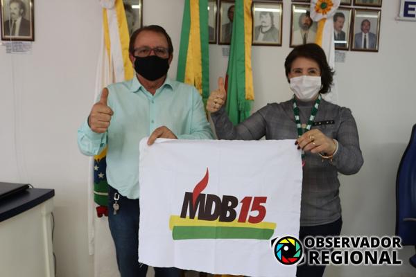 Prefeito Nilson Paulo Costa e a primeira-dama Eliane Amaral Costa (Foto: Observador Regional)
