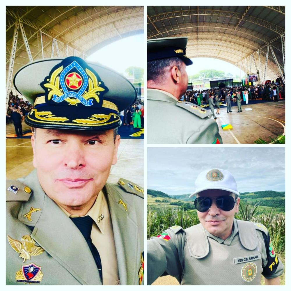 Tenente Coronel Diego Munari entra para a reserva e deixa o comando do batalhão (Foto: 7º BPM))