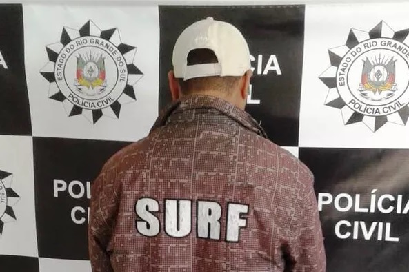 Homem de 34 anos foi preso nesta segunda-feira (27) (Foto: Divulgação/Polícia Civil)