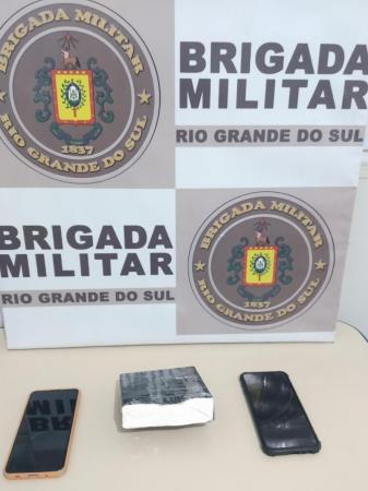 Pesagem da droga totalizou 510g de cocaína - Foto: BM divulgação