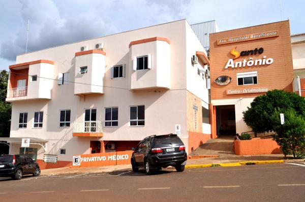 Fachada do Hospital Santo Antônio, de Tenente Portela. (Foto: Arquivo/JP)