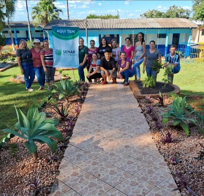 Alunos receberam o treinamento na Escola Cecília Meireles (Foto: Prefeitura de Barra do Guarita)