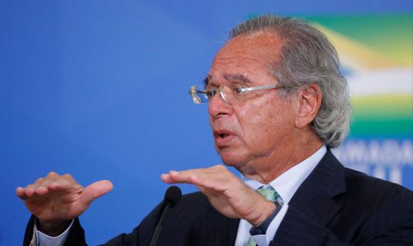 Ministro da Economia, Paulo Guedes, afirmou que a economia brasileira está em recuperação (Foto: Alan Santos) 