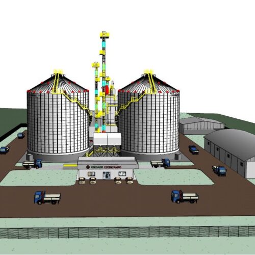 Desenho do empreendimento que será construído (Foto: Cotricampo)