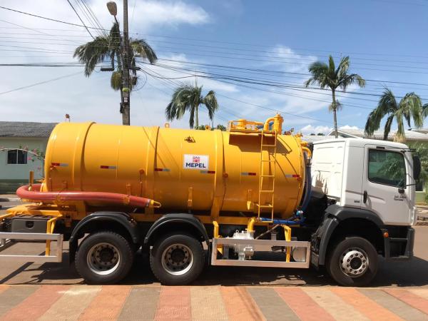 Caminhão já está a disposição do município (Foto: Divulgação)
