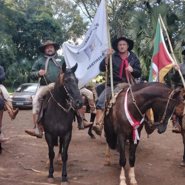 Cavaleiros de toda a região deverão participar da cavalgada em homenagem aos Beatos Manuel e Adílio - Foto: Arquivo Pessoal