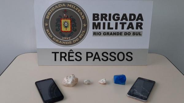 Pesagem da droga totalizou 101g de crack - Foto: BM divulgação