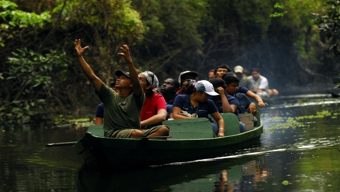 Ecoturismo no estado do Amazonas. Crédito: Arquivo MTur