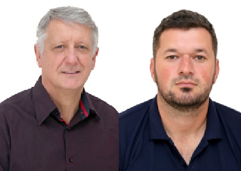 Chapa formada por Claudemir Locatelli e André Danette venceu com 67,75% dos votos válidos de Vista Gaúcha (Fotos: Divulgação/TRE-RS)