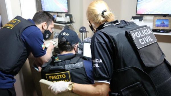 Operação Black Dolphin é uma ação integrada das Polícias Civis de São Paulo, Rio Grande do Sul, Rio de Janeiro e Minas Gerais (Foto: Jorge Batista/Polícia Civil)