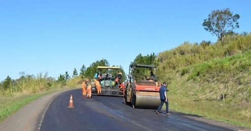 Obras iniciaram nesta terça-feira (Foto: Divulgação/ASCOM Crissiumal)