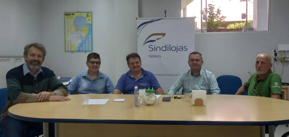 Diretoria do Sindilojas Celeiro de Três Passos (Foto: Divulgação/Sindilojas)