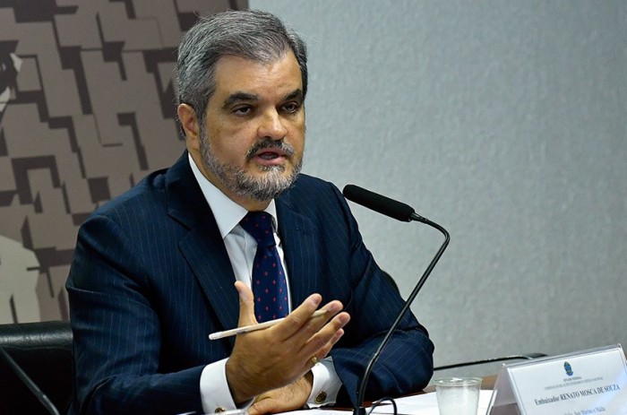 Renato Mosca de Souza passou por sabatina na CRE nesta quinta e agora terá seu nome avaliado no Plenário - Foto: Geraldo Magela/Agência Senado