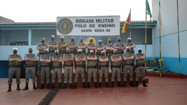 No polo de ensino da Brigada Militar em Santa Rosa acontecerá a formatura de 118 novos soldados (Foto: Divulgação/BM)