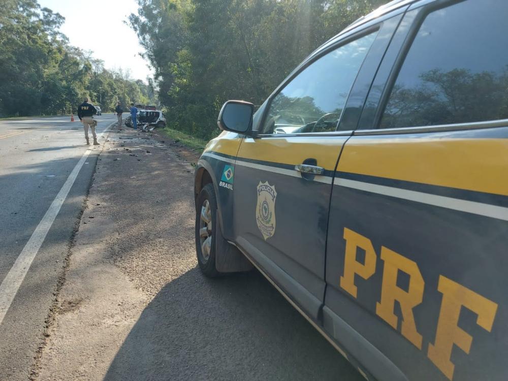 Polícia Rodoviária Federal atendeu a ocorrência (Foto: PRF/Divulgação)