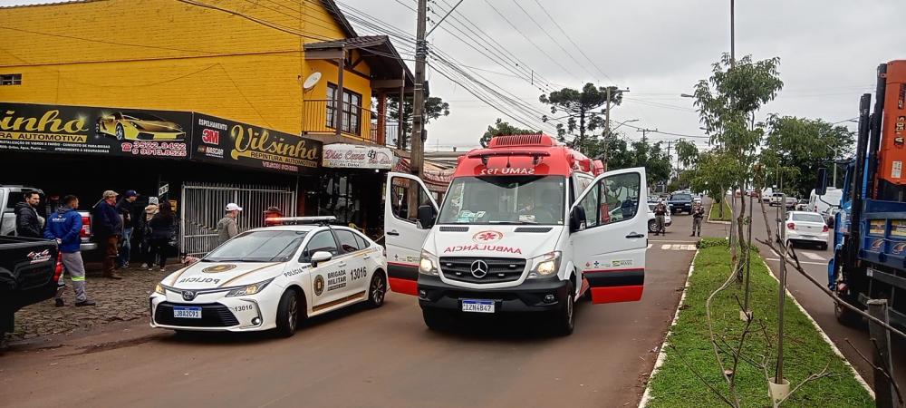 Crime teria ocorrido instantes após uma audiência onde a vítima solicitava medida protetiva (Foto: Rádio Alto Uruguai) 
