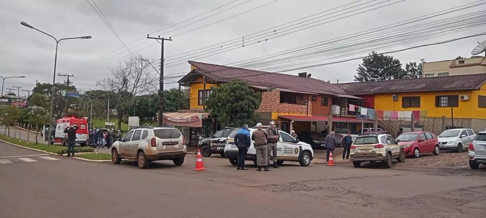 Homem matou a ex-mulher na última sexta-feira (Foto: Rádio Alto Uruguaí)