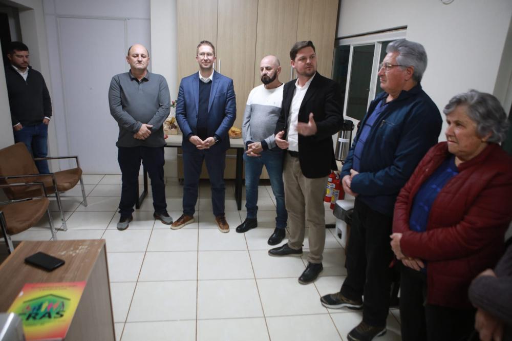 Beto Fantinel esteve em reunião com lideranças de Seberi (Foto: Ascom Seberi)