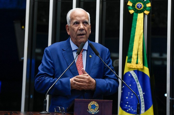Senador questionou interesse dos partidos por ministérios: negociação estaria emperrando análise de matérias urgentes, como o novo arcabouço fiscal - Foto: Jefferson Rudy/Agência Senado