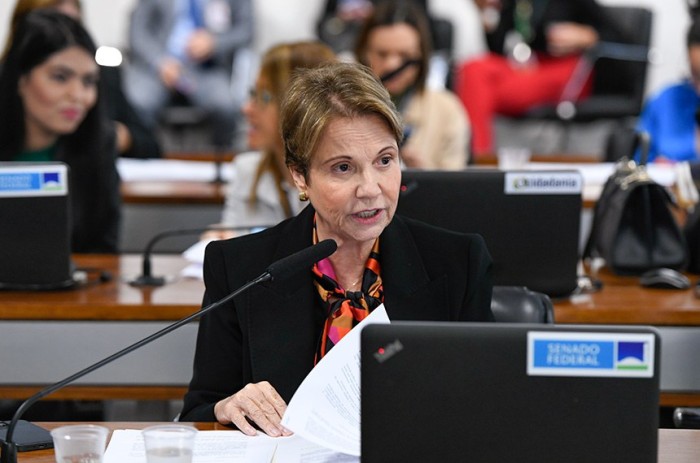 Tereza Cristina é autora do projeto de lei complementar (PLP) 91/2023, que tem Ciro Nogueira como relator - Foto: Roque de Sá/Agência Senado
