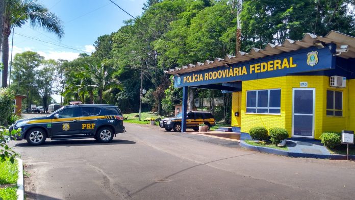 Construção da terceira via no trecho vai fechar o posto policial ( Foto: PRF/Divulgação)