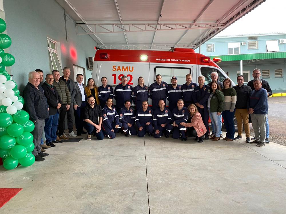 Nova sede fica junto ao Hospital de Caridade de Três Passos (Foto: Prefeitura de Três Passos