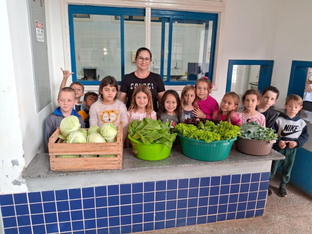 Além da educação, projeto ainda qualifica a merenda escolar (Foto: Prefeitura de Barra do Guarita)