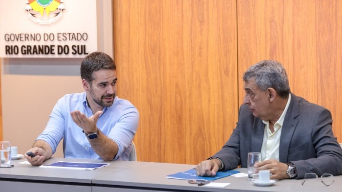 Leite destacou a importância da atuação conjunta entre governos estadual e municipal para reduzir a criminalidade -Foto: Gustavo Mansur/Secom