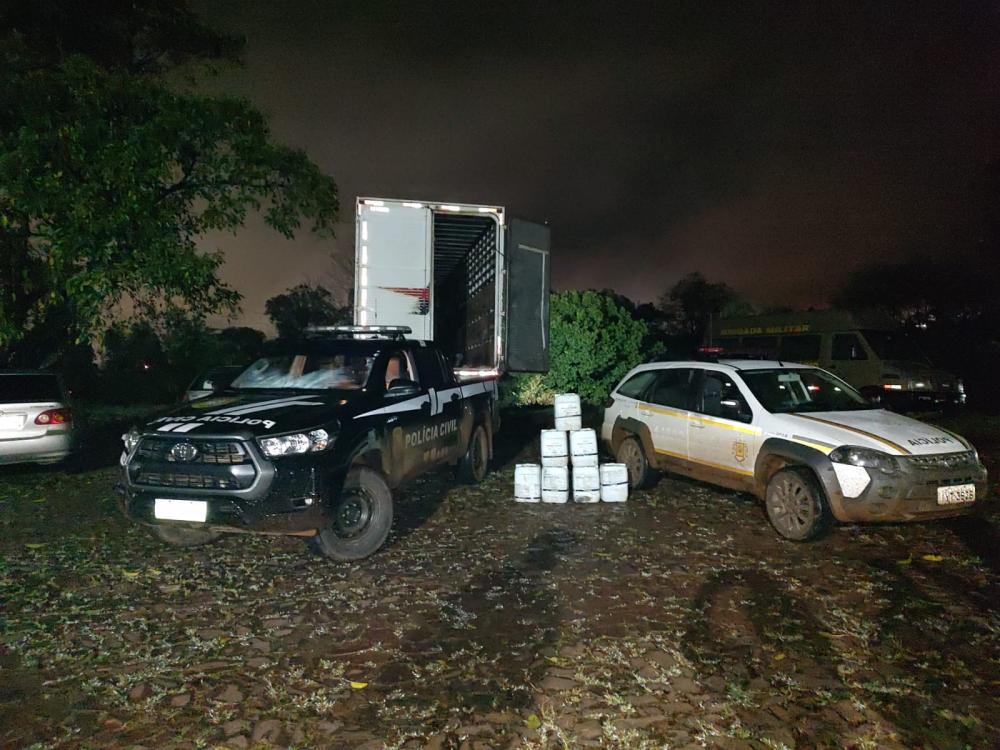 Apreensão ocorreu em Crissiumal (Foto: Brigada Militar)