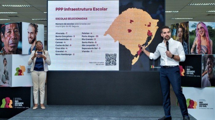 Durante evento realizado na Seduc, Leite apresentou os investimentos para qualificar as escolas -Foto: Maurício Tonetto/Secom