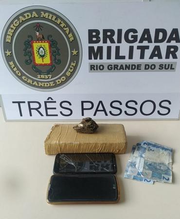 Entorpecentes apreendidos pelos policiais militares (Foto: Divulgação/BM)