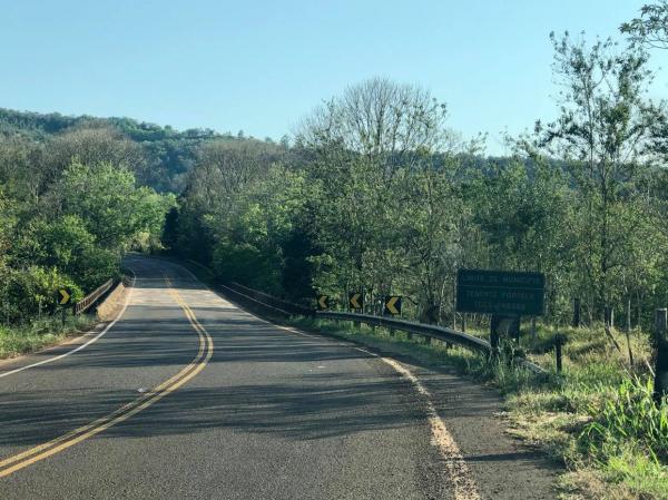 Local entre a ponte do turvo e Três Passos é trecho com maiores problemas (Foto: Diones Roberto Becker)