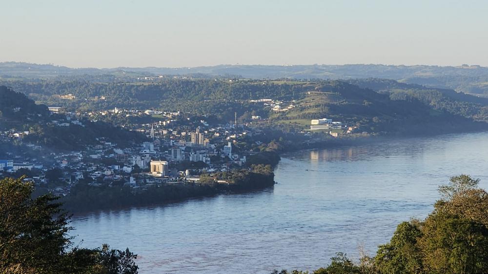Ponte vai ligar as cidades de Barra do Guarita e Itapiranga (Foto: Jalmo Fornari)